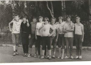 Futbolas pionierių stovykloje